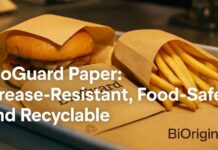 BiOrigin Launches BioGuard Paper for Foodservice Packaging