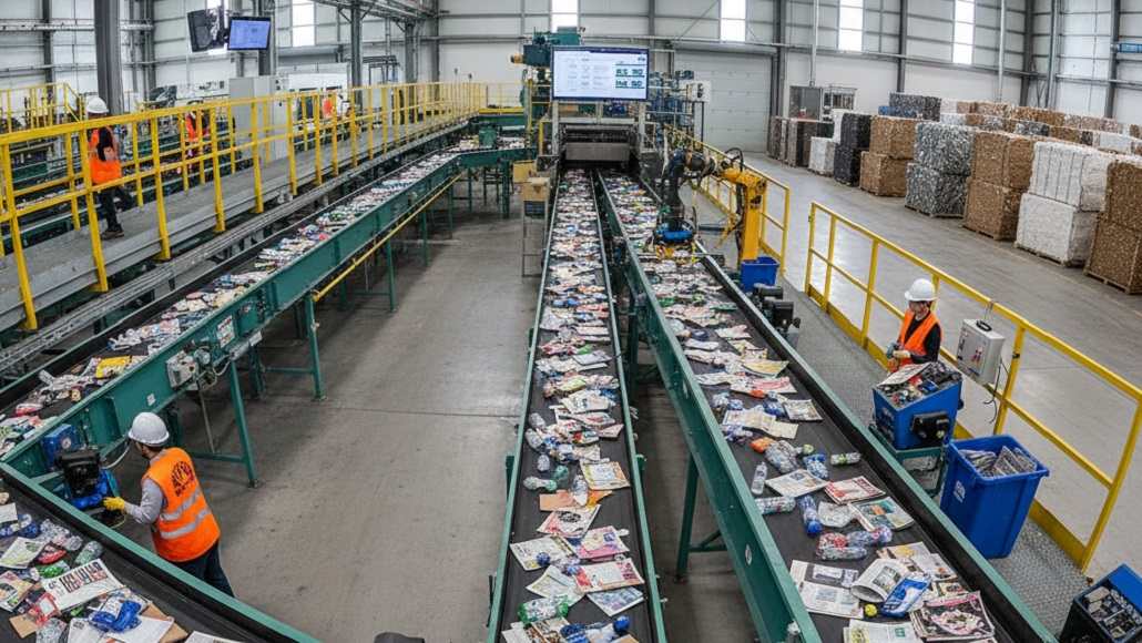 Circular packaging recyclable materials