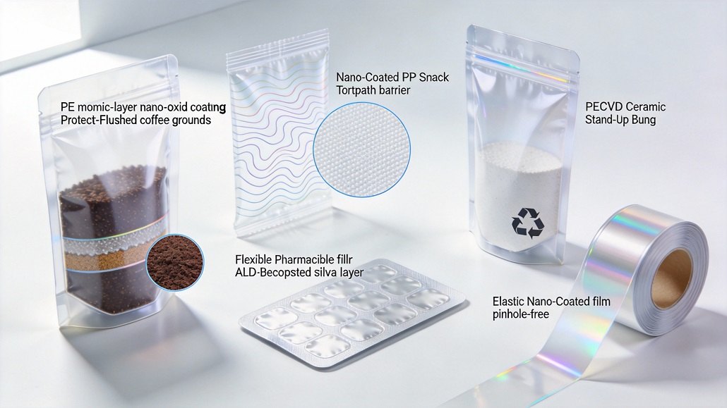 Nano-coatings in flexible packaging