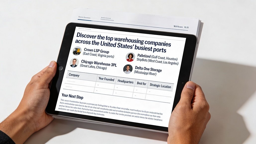 Top Warehousing Companies USA Ports
