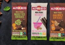 Amcor and Alter Eco collaborate on lighter-weight, paper-based chocolate packaging Amcor Alter Eco recyclable chocolate packaging