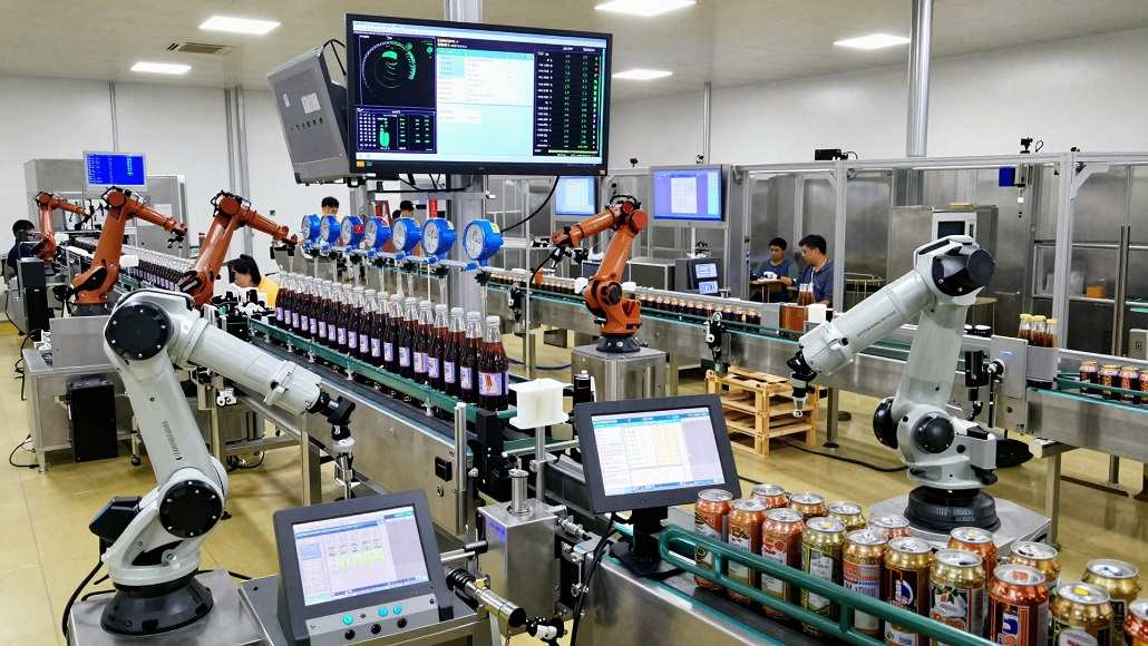 High speed filling and packaging line automation