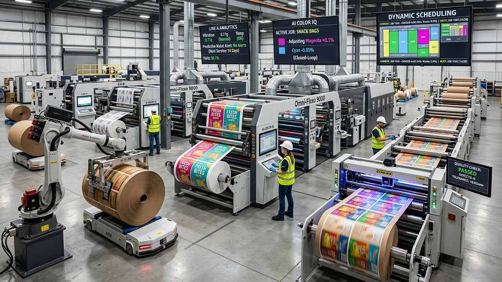 AI in packaging printing