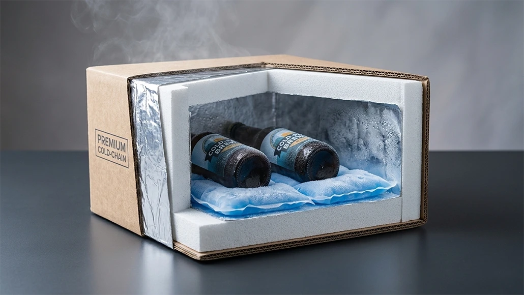 Cold chain packaging solutions for drinks