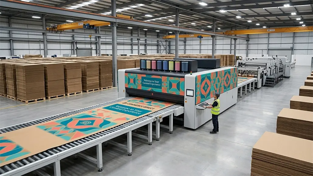 Corrugated packaging printing