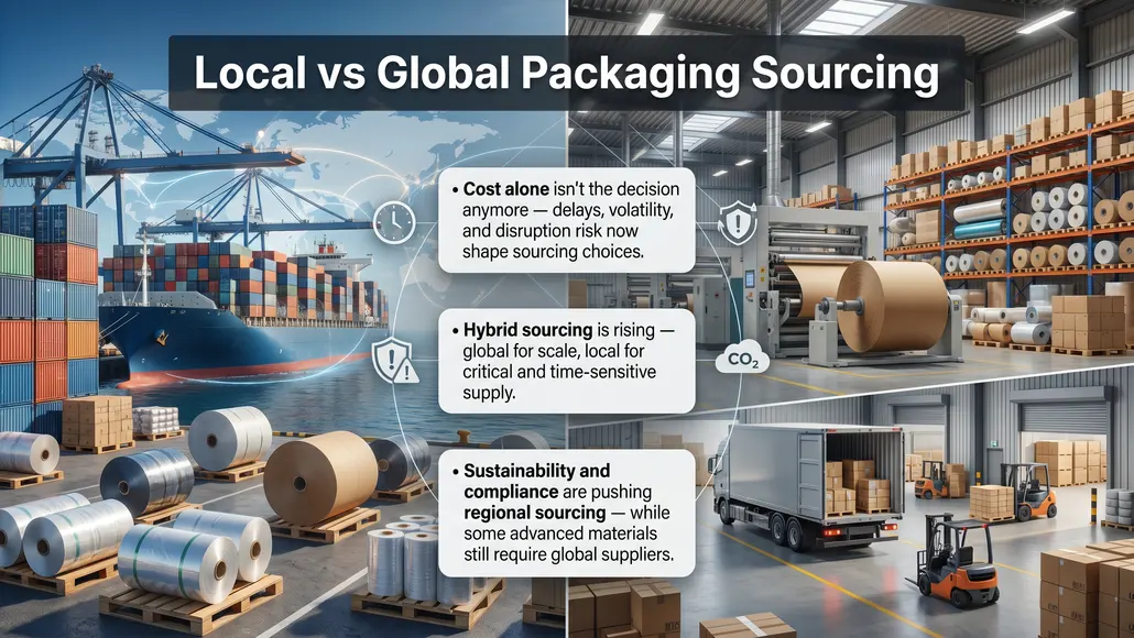 Local vs Global Packaging Sourcing