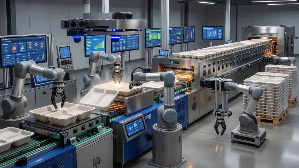 moulded fibre packaging automation