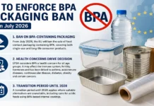 EU to Enforce BPA Packaging Ban for Food Contact Items BPA Packaging Ban