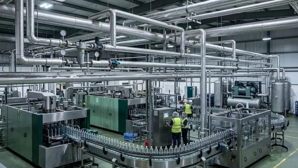 Compressed Air Efficiency in Beverage Manufacturing