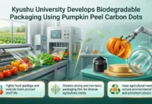 Kyushu University Develops Biodegradable Packaging Using Pumpkin Peel Carbon Dots Kyushu University Develops Biodegradable Packaging Using Pumpkin Peel Carbon Dots