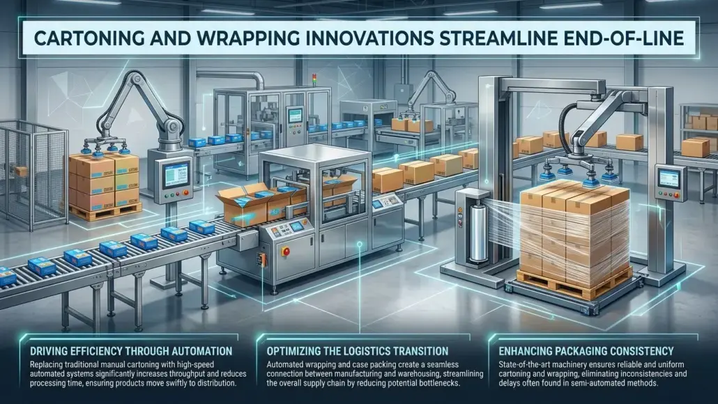 Cartoning and Wrapping Innovations Streamline End Of Line