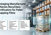 Packaging Manufacturer Achieves RecyClass Certification for Pallet Wrapping Films Packaging Manufacturer Achieves RecyClass Certification for Pallet Wrapping Films