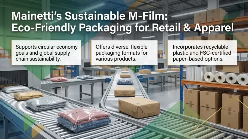 Mainetti Unveils Sustainable M-Film Portfolio for Retail and Apparel Sectors