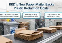 RRD’s New Paper Mailer Backs Plastic Reduction Goals RRD's New Paper Mailer Backs Plastic Reduction Goals