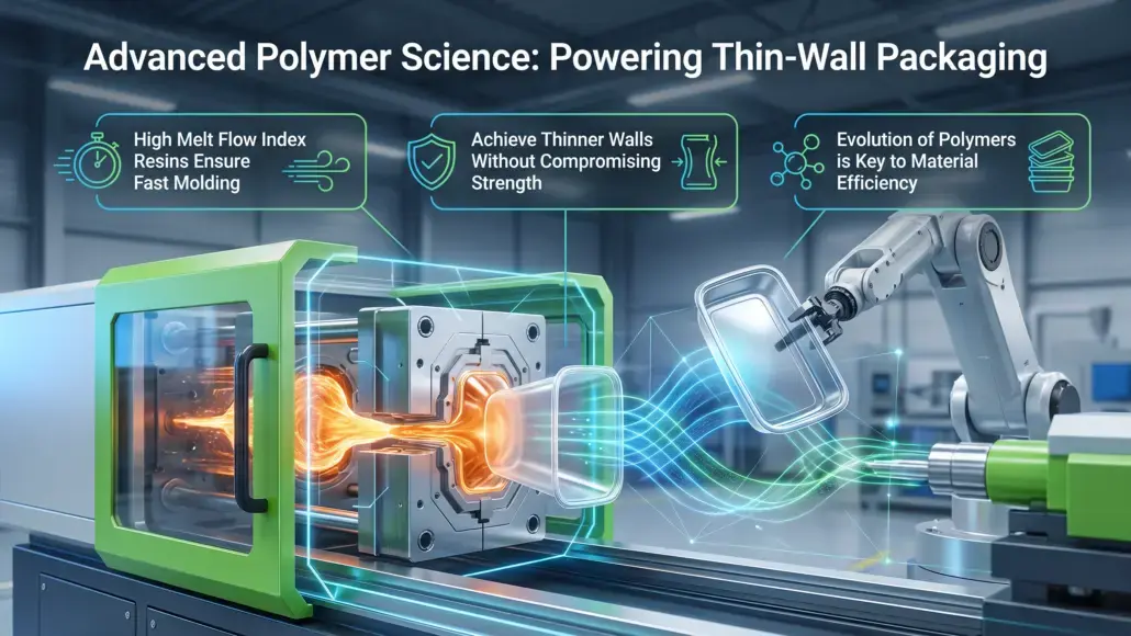 Thin-Wall Plastic Packaging Advancing Material Efficiency
