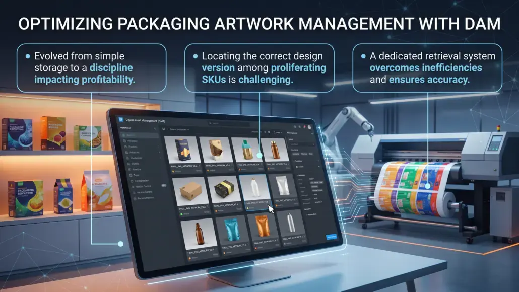 Packaging Artwork Retrieval via Digital Asset Management