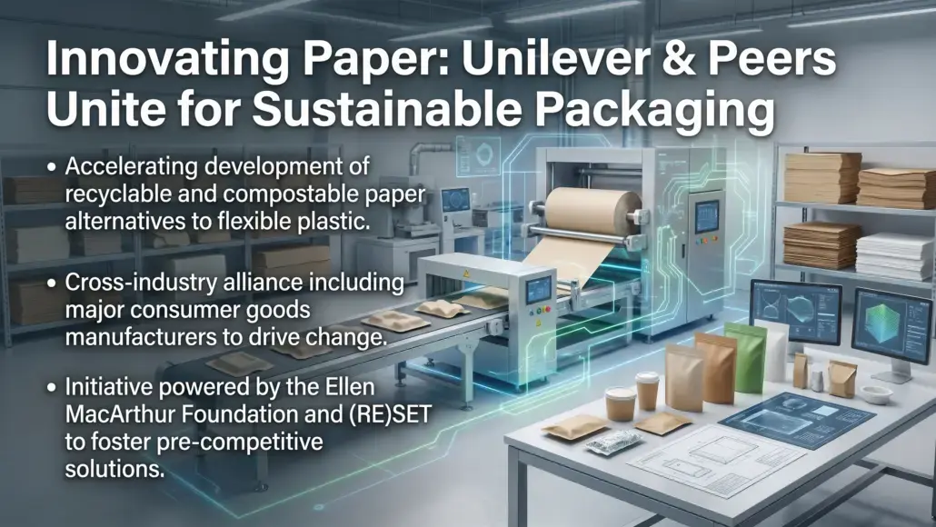 Unilever Joins PaperFlex Consortium to Advance Paper Packaging Solutions