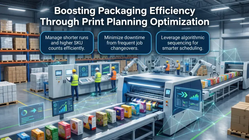 Print Planning Optimization Improving Packaging Press Utilization