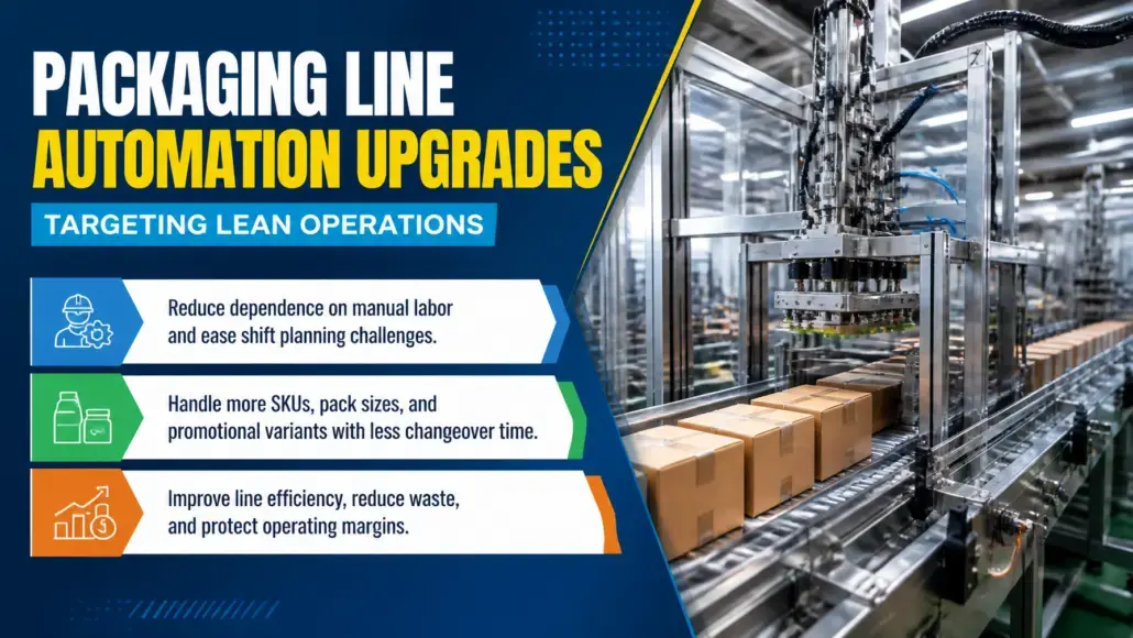Packaging Line Automation Upgrades Targeting Lean Operations