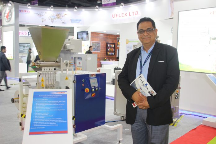 Uflex launches stick pack machine at CPhI and P-Mec 2019