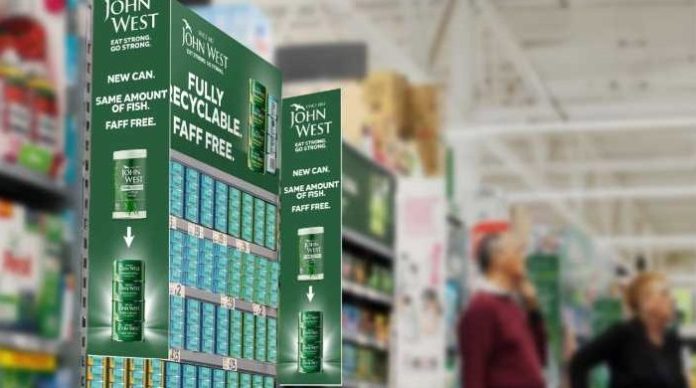 John West launches ECOTWIST sustainable packaging in UK